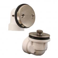 Jones Stephens B0711AN - Antique Nickel Standard Two-Hole Schedule 40 Lift and Turn Half Kit