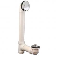 Jones Stephens B07158 - Schedule 40 PVC Two-Hole Chrome Plated Friction Lift, Standard Full Kit - Includes Pipe and Tee