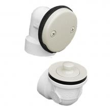 Jones Stephens B0715AL - Almond Standard Two-Hole Schedule 40 Friction Lift Half Kit