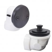 Jones Stephens B0715WB - Old World Bronze Standard Two-Hole Schedule 40 Friction Lift Half Kit