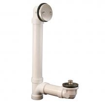 Jones Stephens B0716BN - Brushed Nickel Standard Two-Hole Schedule 40 Friction Lift Full Kit