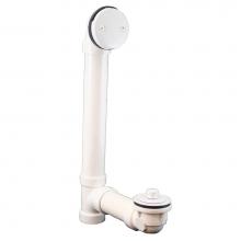 Jones Stephens B0716PW - Polar White Standard Two-Hole Schedule 40 Friction Lift Full Kit