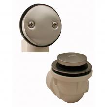 Jones Stephens B0717BS - Brushed Stainless Standard Two-Hole Schedule 40 Toe Touch Half Kit