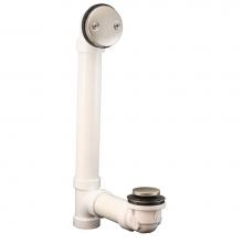 Jones Stephens B0718BN - Brushed Nickel Standard Two-Hole Schedule 40 Toe Touch Full Kit