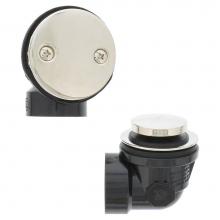 Jones Stephens B0817PS - Polished Stainless ABS Standard Two-Hole Schedule 40 Toe Touch Half Kit