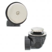 Jones Stephens B0854BN - Brushed Nickel ABS Standard One-Hole Schedule 40 Toe Touch Half Kit