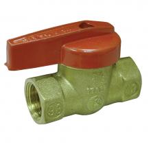 Jones Stephens B64100 - 1'' FIP Brass Gas Ball Valve