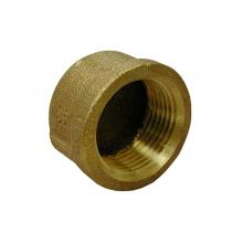 Jones Stephens B74189LF - 2'' Bronze Pipe Fitting Cap, Lead Free