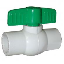 Jones Stephens B90300 - 3'' PVC Ball Valve, Solvent Ends
