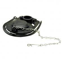 Jones Stephens C04006 - Red 2-way Flapper, Chemical Resistant with Stainless Chain