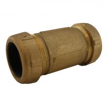 Jones Stephens C15305 - 1-1/2'' IPS Bronze Compression Coupling, Lead Free