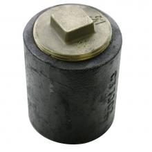 Jones Stephens C38114 - 4'' Plain End Cast Iron Cleanout-Short Pattern with 3-1/2'' Raised Head Southe