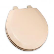 Jones Stephens C3B4R220 - Deluxe Molded Wood Seat, Venetian Pink, Round Closed Front with Cover