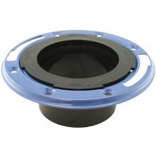 Jones Stephens C53341 - 3'' x 4'' Plumbfit ABS Closet Flange with Metal Ring less Knockout