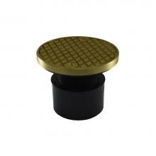 Jones Stephens C59101 - 2'' x 3'' ABS Cleanout with 2'' Plastic Spud and 4'' Polis