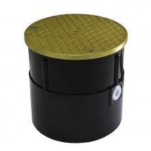 Jones Stephens C60097 - 4'' ABS Over Pipe Fit Base Cleanout with 4'' Metal Spud and 6'' Poli