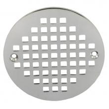 Jones Stephens C60800 - 6'' Chrome Plated Round Cast Coverall Strainer