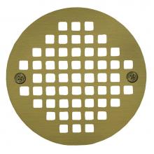 Jones Stephens C60804 - 5'' Polished Brass Round Cast Coverall Strainer