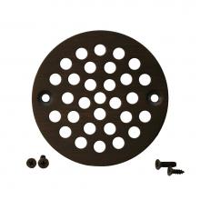 Jones Stephens C6089WB - Old World Bronze 4-1/4'' Round Stamped Strainer