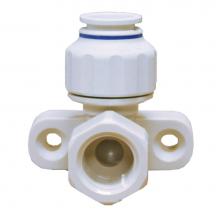 Jones Stephens C76800 - 1/2'' Twist to Lock Plastic Drop Ear 90degree Elbow