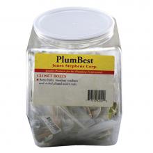 Jones Stephens CB2001 - ''Bucket Of Bolts'' Display, 1/4'' x 2-1/4'' Brass Plated