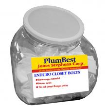 Jones Stephens CJ1003 - 5/16'' x 2-1/2'' Enduro Closet Bolt Jar Display