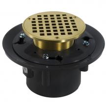 Jones Stephens D49051 - 2'' x 3'' Heavy Duty PVC Drain Base with 3-1/2'' Metal Spud and 4&ap