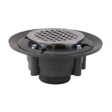 Jones Stephens D49059 - 2'' x 3'' Heavy Duty PVC Drain Base with 3-1/2'' Metal Spud and 5&ap