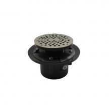 Jones Stephens D49077 - 2'' x 3'' Heavy Duty PVC Drain Base with 4'' Plastic Spud and 6&apos