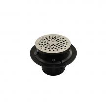 Jones Stephens D49078 - 2 X 3 ABS DRAIN W/6 SS STR (8-1/2)