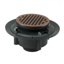 Jones Stephens D4912WB - Old World Bronze 2'' x 3'' Heavy Duty Shower Drain with 3-1/2'' Spud