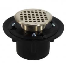 Jones Stephens D49164 - 3'' x 4'' Heavy Duty ABS Drain Base with 3-1/2'' Metal Spud and 6&ap