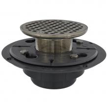 Jones Stephens D50139 - 2'' x 3'' PVC Perfect Low Profile Shower Drain/Floor Drain with 2''