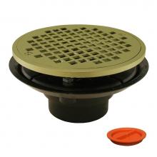 Jones Stephens D50832TP - 2'' x 3'' ABS Shower Drain/Floor Drain with Brass Tailpiece and 6''