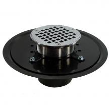 Jones Stephens D51004 - 3'' Heavy Duty ABS Drain Base with 3-1/2'' Metal Spud and 5'' Chrome
