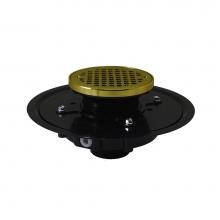 Jones Stephens D51051 - 3'' Heavy Duty ABS Drain Base with 3-1/2'' Plastic Spud and 6'' Poli