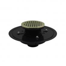 Jones Stephens D51354 - 3'' Heavy Duty ABS Drain Base with 4'' Plastic Spud and 6'' Nickel B