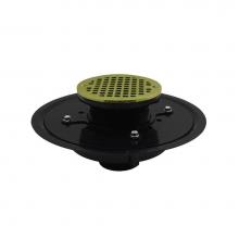 Jones Stephens D53450 - 2'' Heavy Duty ABS Drain Base with 3-1/2'' Plastic Spud and 5'' Poli