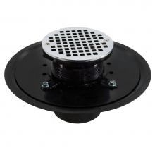 Jones Stephens D53468 - 3'' Heavy Duty ABS Drain Base with 3-1/2'' Plastic Spud and 5'' Chro