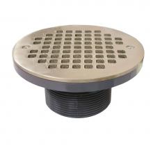 Jones Stephens D56405 - 3'' IPS PVC Spud with 6'' Nickel Bronze Strainer