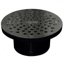 Jones Stephens D57206 - 3-1/2'' IPS ABS Spud with 6'' Chrome Plated Strainer