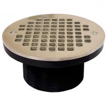 Jones Stephens D57406 - 3-1/2'' IPS ABS Spud with 6'' Nickel Bronze Strainer