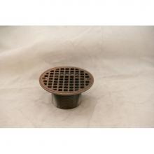 Jones Stephens D6098WB - Old World Bronze 2'' Metal Spud with 4-1/4'' Round Strainer
