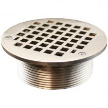 Jones Stephens D60996 - 3-1/2'' IPS Metal Spud with 5'' Nickel Bronze Round Strainer