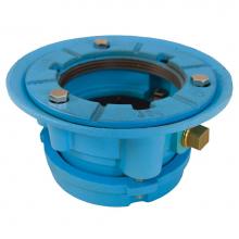 Jones Stephens D65003 - 3'' Code Blue No Caulk (Mechanical Joint) Drain Body with 7'' Pan and 3-1/2&ap