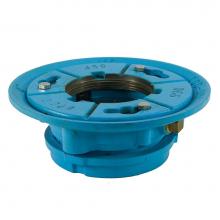 Jones Stephens D66002 - 2'' Code Blue No Caulk (Mechanical Joint) Drain Body with 9'' Pan and 3-1/2&ap