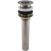 Jones Stephens D7010BN - Brushed Nickel Lavatory Grid Drain without Overflow