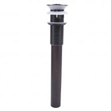 Jones Stephens D7021RB - Oil Rubbed Bronze (ORB) Lavatory Grid Drain with Overflow Holes