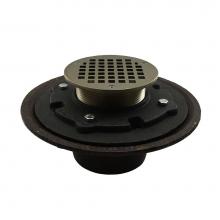 Jones Stephens D80112 - 3'' Heavy Duty Inside Caulk Floor Drain/Shower Drain with 10'' Pan and 5'