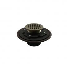 Jones Stephens D80213 - 3'' Heavy Duty No Hub Floor Drain/Shower Drain with 10'' Pan and 6''
